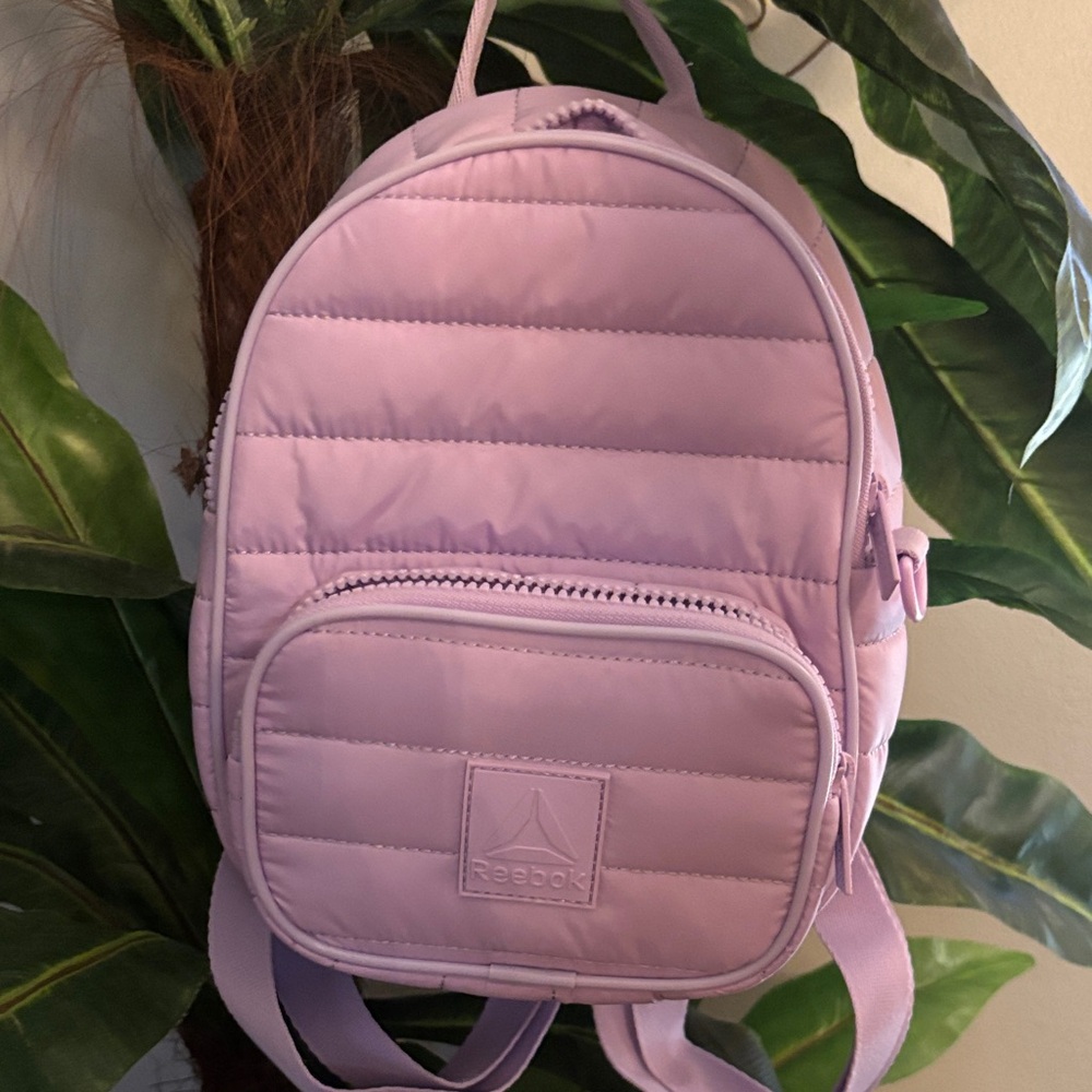 Reebok Lavender Quilted Backpack